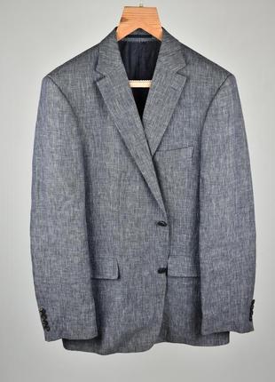 Мужской пиджак блейзер из льна hugo boss