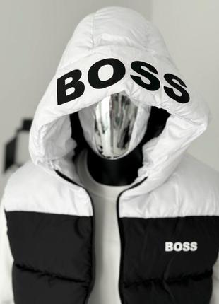 Чоловіча демісезонна осіння весняна жилетка безрукавка hugo boss3 фото