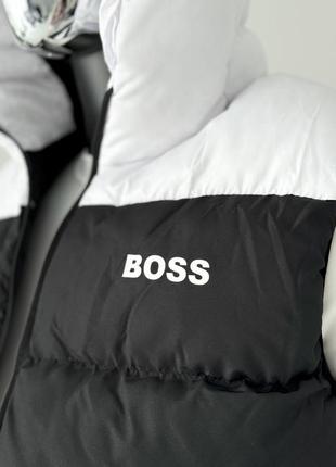 Чоловіча демісезонна осіння весняна жилетка безрукавка hugo boss4 фото