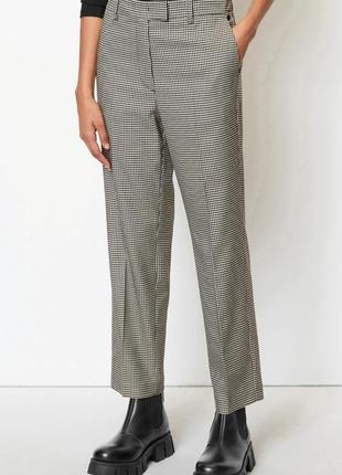 Marc o polo check-print slim стильные брюки брюки в "гусиную лапку", р.34,36