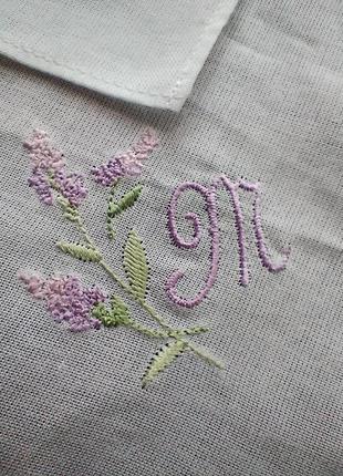 Набір носових хусточок з монограмою