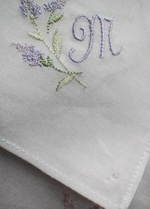 Набір носових хусточок з монограмою