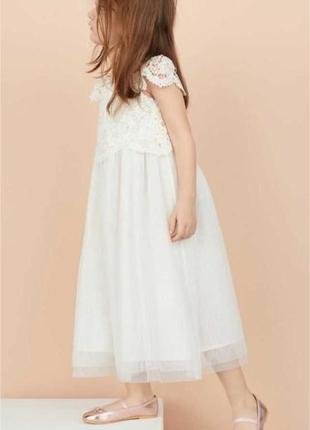 Праздничное платье h&m 9-10р (140р)