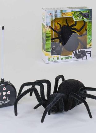 Павук на радіокеруванні 779 чорна вдова (12/2) на батарейках, світяться очі, в коробці1 фото