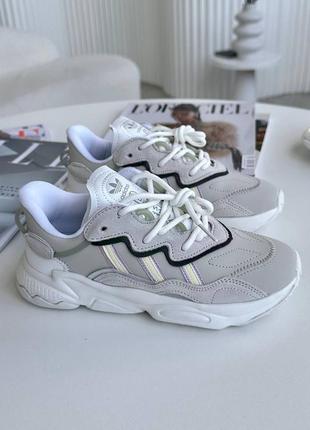 Женские кроссовки adidas ozweego/Адидас озеленого серые ададас спортивные, демисезонные, обувь на лето, осень, весну / женккие кроссовки