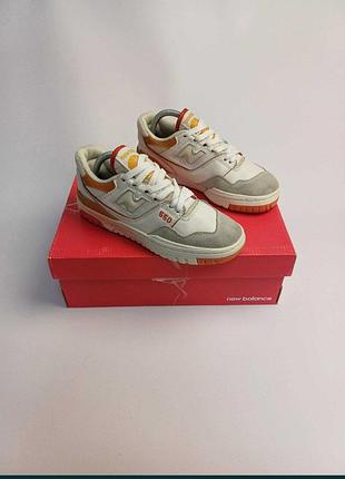 New balance 550 37 бежевые нежные кроссовки, кеды