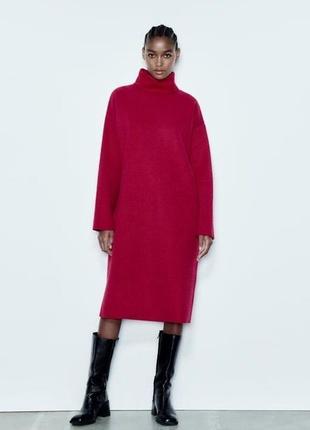 Стильное теплое платье от zara 👌