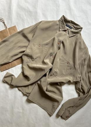 Блуза оверсайз із 100% шовку vero moda,