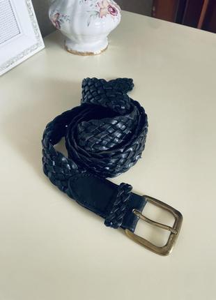 Кожаный плетенный ремень пояс accessorize!!!