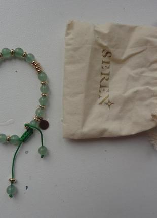 Браслет из полудорогочных камней seren позолота 18 карат