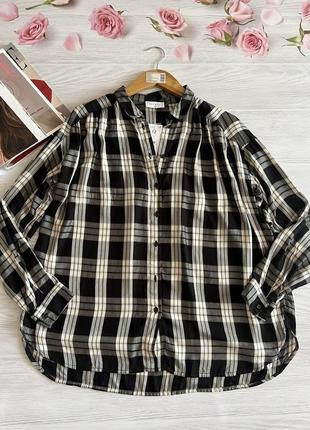 Красивая вискозная рубашка papaya