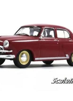 Масштабна модель газ-21 "волга" (1956). автолегенди. масштаб 1:43
