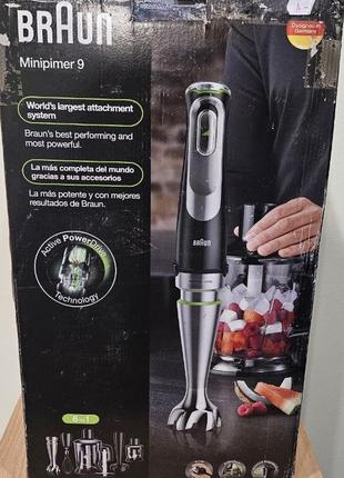 Блендер braun multiquick 9 mq9187xli