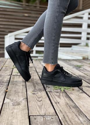 Жіночі кросівки nike air force 1 shadow full black 1 знижка sale | smb4 фото