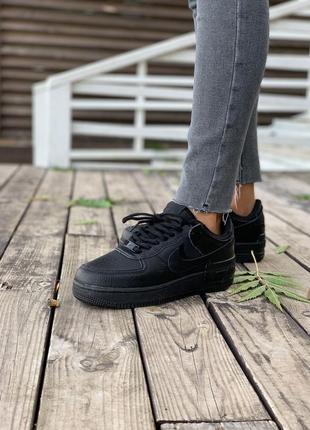 Жіночі кросівки nike air force 1 shadow full black 1 знижка sale | smb5 фото