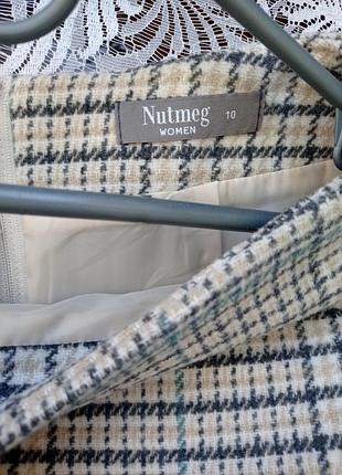 Теплая юбка в клетку 3