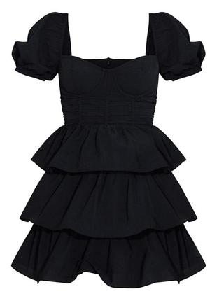 Платье платье корсетное платье черное платье plt5 фото