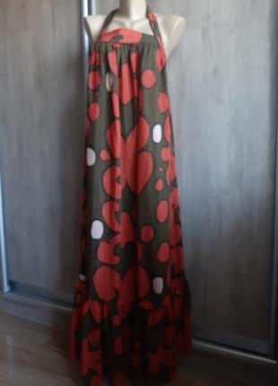 Marimekko шикарное платье шелк в составе2 фото