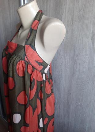 Marimekko шикарное платье шелк в составе3 фото