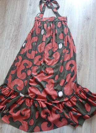 Marimekko шикарна сукня шовк у складі7 фото
