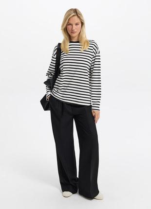Базовый лонгслив в полоску от h&m