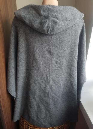 Шерстяной кейп пончо от massimo dutti brunello cuccinelli peserico cos4 фото