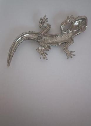 Брошь ящерица 4