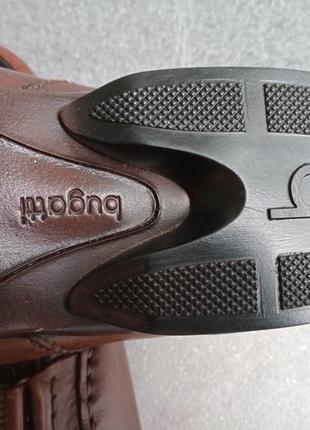 Новые мужские кожаные туфли bugatti размер 45