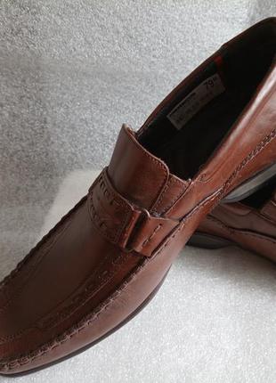 Новые мужские кожаные туфли bugatti размер 45