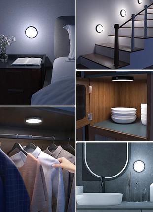 Світильник нічник, з поступовим регулюванням яскравості, кріплення магніт. живлення акумулятор 1000 маh.8 фото