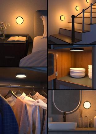 Світильник нічник, з поступовим регулюванням яскравості, кріплення магніт. живлення акумулятор 1000 маh.6 фото