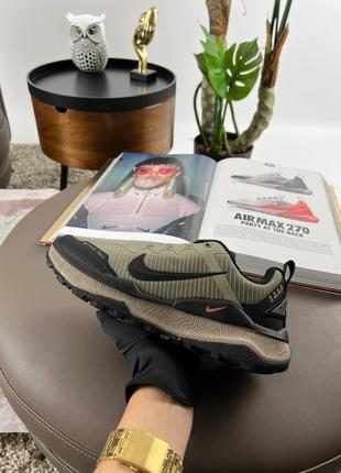 Мужские зеленые демисезонные кроссовки в стиле nike wildhorse 8 🆕 кроссовки найк