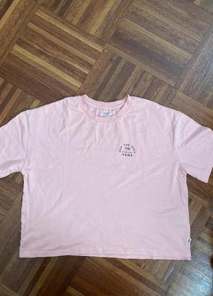 Нова укорочена футболка oversize vans xl 42-44  eu