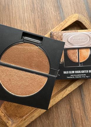 Подвійний хайлайтер smashbox halo glow highlighter duo - golden bronze
