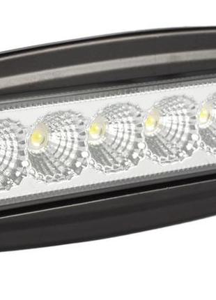 Фара led прямоугольная 18w (6 диодов)