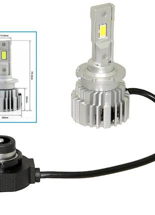 Комплект світлодіодних ламп qline ultra d4s 65 w 6000 k (2шт)