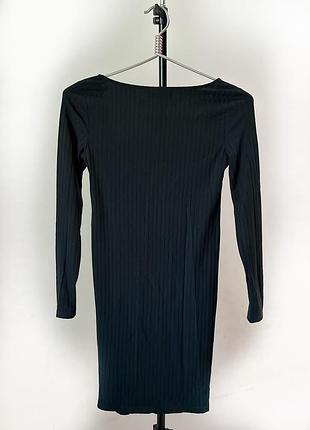 Платье по фигуре в рубчик 2