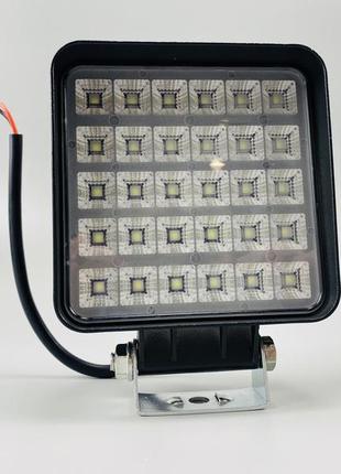 Светодиодная рабочая лампа для внедорожника, квадратная рабочая фара 90w 30 ламп