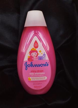 Дитячий шампунь johnson's baby shiny drops