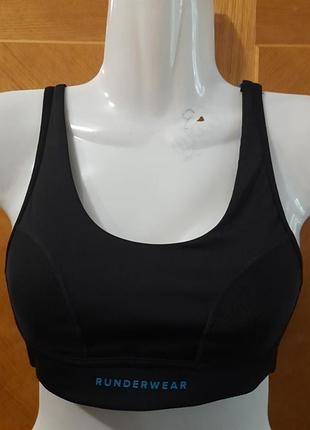 Спортивный стильный мягкий бюстгалтер р.34 a от runderwear