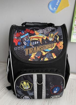 Рюкзак шкільний ортопедичний каркасний kite education transformers