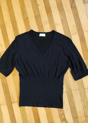 Чорний светр від elegance paris кашемір шовк, розмір м.  cos zara  other stories  max mara  mango