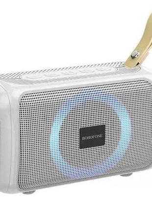 Портативна колонка borofone br17 cool sports wireless speaker grey