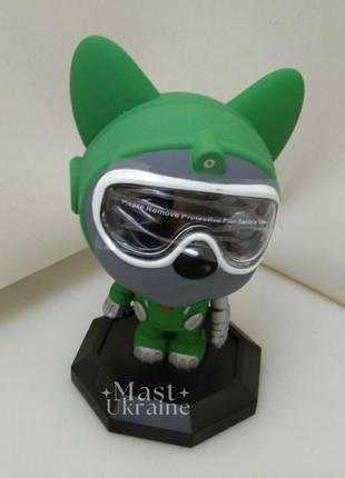 Ночник-проектор звездное небо космическая собака nebula dog projector с пультом -rb-77-bgreen