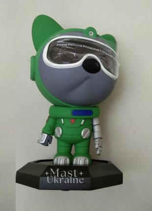 Ночник-проектор звездное небо космическая собака nebula dog projector с пультом -rb-77-bgreen