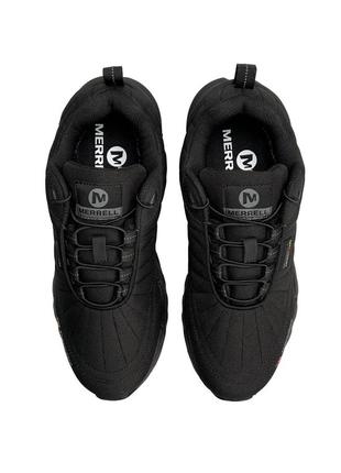 Мужские кроссовки merrell continium 3m trinsulate termo all black6 фото