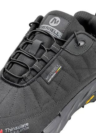 Мужские кроссовки merrell continium 3m trinsulate termo all black4 фото