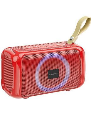 Портативна колонка borofone br17 cool sports wireless speaker red