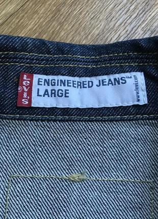 Джинсова куртка levis engineered jeans розмір l4 фото