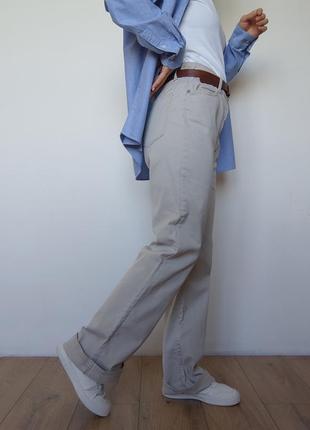 Жіночі бавовняні кльошні штани, розмір 46-48/ l2 фото